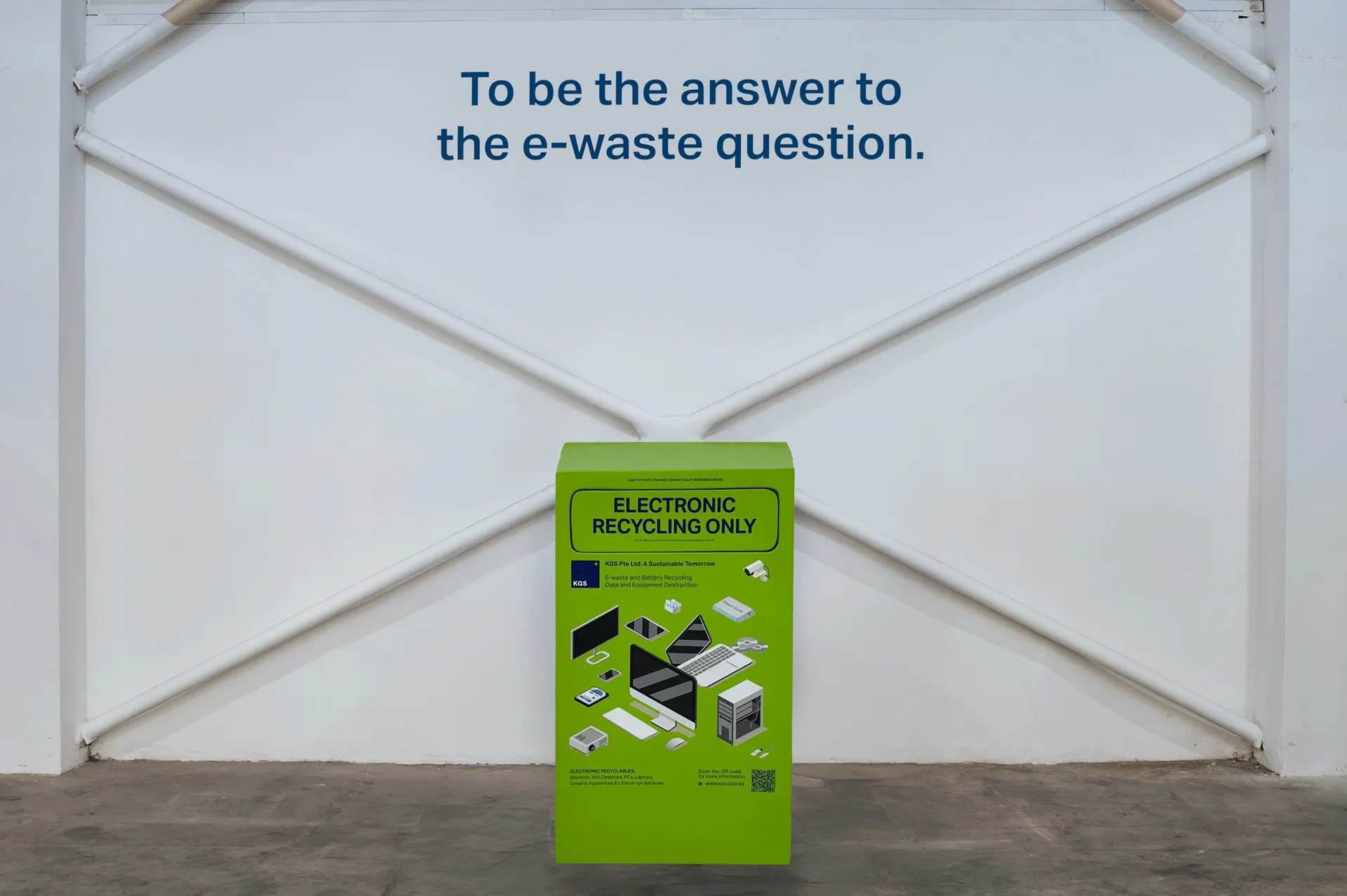 KGS Recycling Bin Program in Singapore Hero