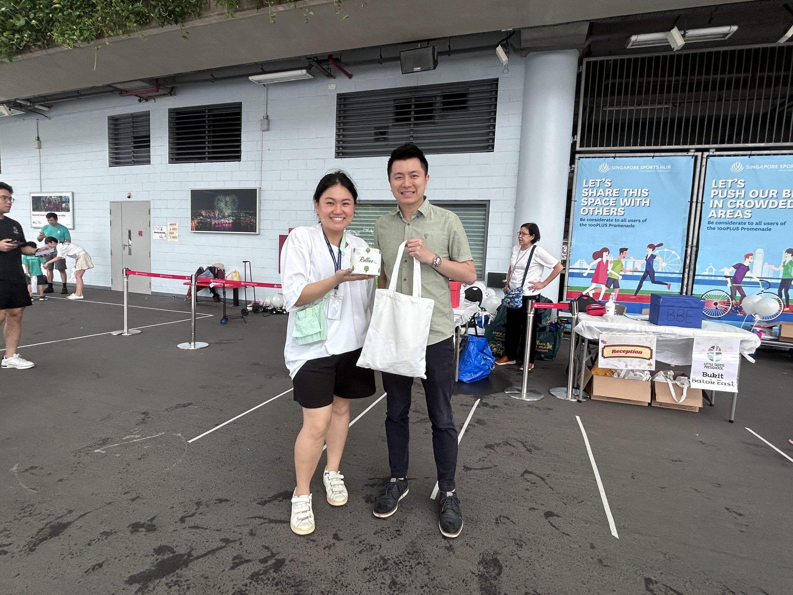 KGS Sponsored 400 The Rollieco’s Toilet Roll at Little Seeds Preschool’s Family Day 2023 on 1 June 2023