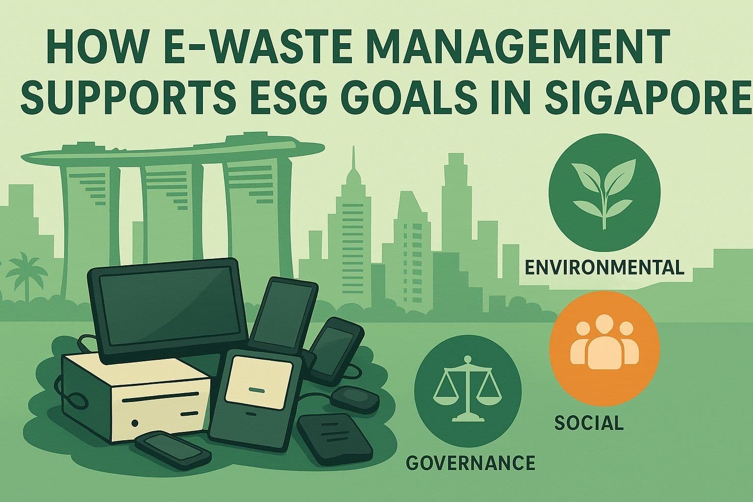 How E-Waste Management Supports ESG Goals in Singapore