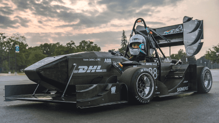 KGS Sponsored NUS FSAE electric race car is in the top 10 best design