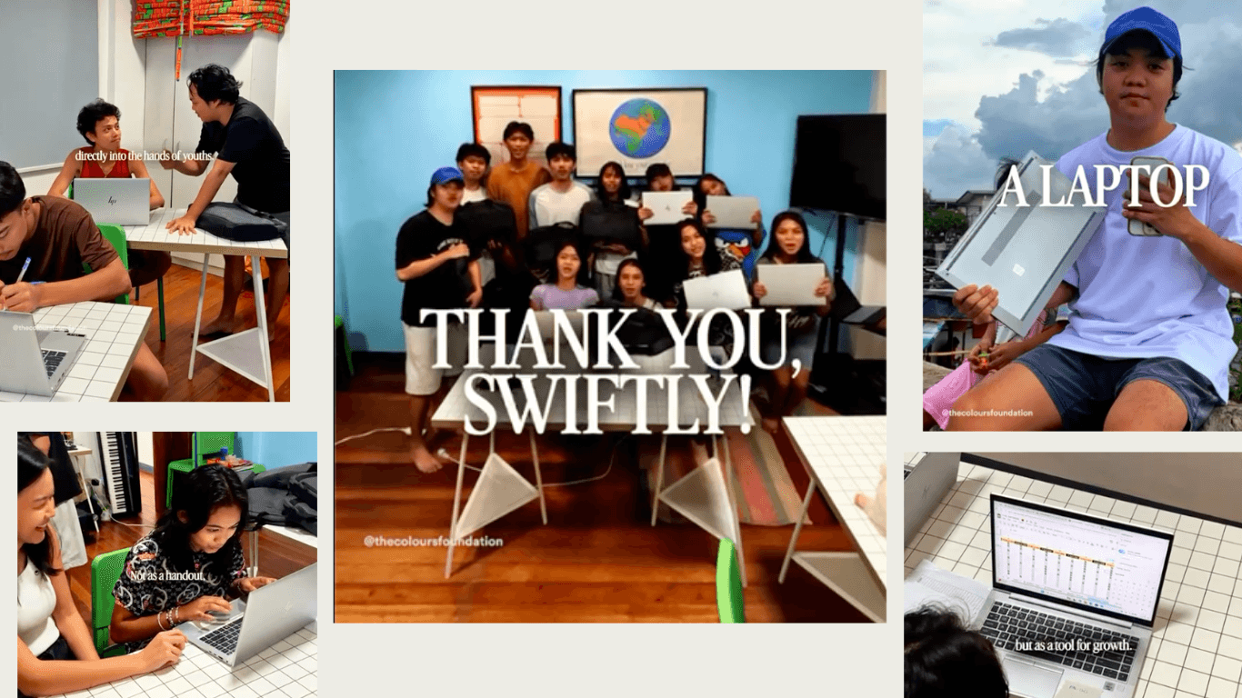 KGS & Swiftly x Colours Foundation: Giving Refurbished Laptops a Second Life Through Education